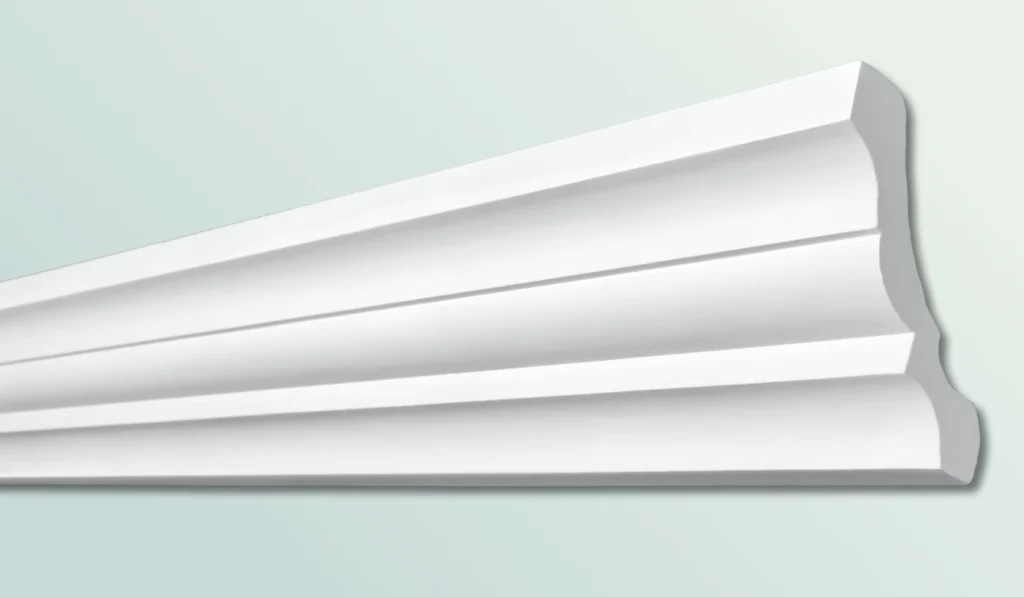 Stuckleiste B 87 für die Decke als moderne, größere Leiste.