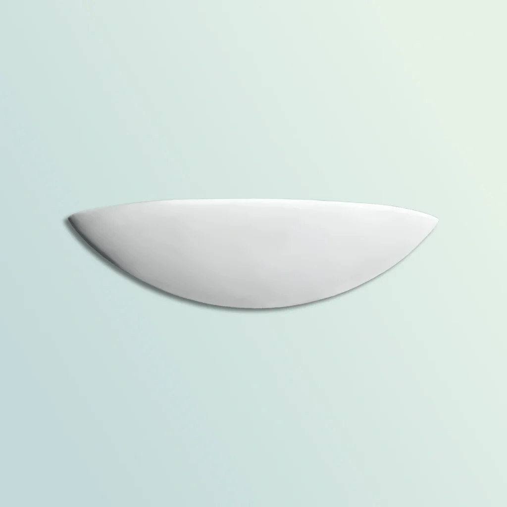 Wandleuchte H 949 minimalistisch und glatt.