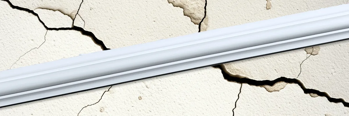 mit Stuckleisten Risse in der Wand einfach abdecken